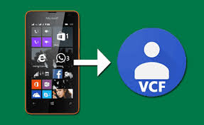 import VCF to Windows Phone